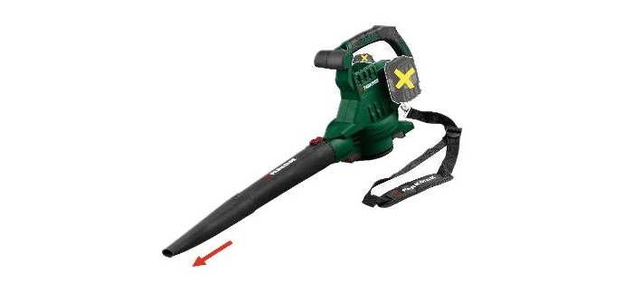 LIDL: PARKSIDE Aspirateur souffleur/broyeur sans fil 40V - 320 km/h à 59,99€ (au lieu de 74,99€)