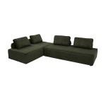 Sweeek: Lot de 2 chauffeuses 2 places pour canapé modulable vert foncé à 487,49€ (au lieu de 649,99€)