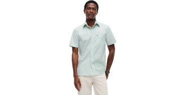 Amazon: Chemise manches courtes Tommy Hilfiger - Taille XL à 28,45€ (au lieu de 56€)