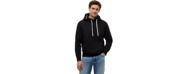 Amazon: Pull à Capuche Homme Tommy Hilfiger Noir - Tailles XS à 3XL à 34€ (au lieu de 49,15€)