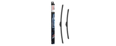 Amazon: Paire de Balais d'Essuie-Glace Avant Plats Bosch Aerotwin Retrofit AR701S - 650mm/500mm à 14,9€