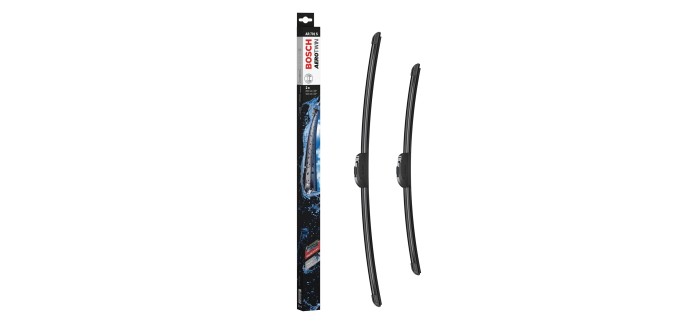 Amazon: Paire de Balais d'Essuie-Glace Avant Plats Bosch Aerotwin Retrofit AR701S - 650mm/500mm à 14,9€