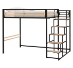 Cdiscount: Lit mezzanine Leon - 140x190 cm, sommier inclus à 199,99€ (au lieu de 314,99€)