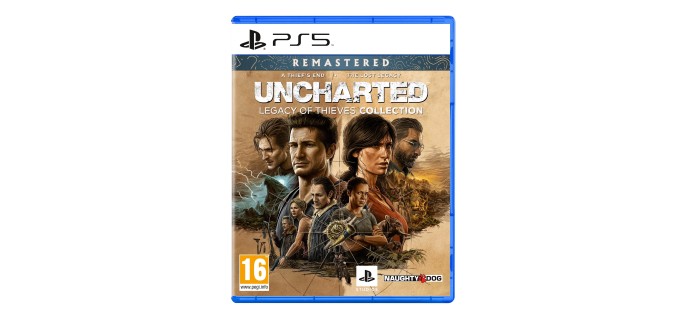 Amazon: Uncharted Legacy of Thieves Collection sur PS5 à 24,99€ (au lieu de 33,07€)
