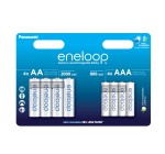 Amazon: Lot de 8 piles rechargeables Ni-MH Eneloop Combo - 4 AA + 4 AAA à 16,37€ (au lieu de 29,88€)