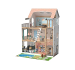 LIDL: Maison de poupées LUPILU en bois - 3 étages, 2 poupées articulées à 39,99€ (au lieu de 59,99€)