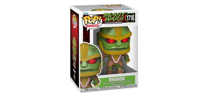 Amazon: Funko Pop Transformers Beast Wars Rhinox à 10,61€ (au lieu de 16€)