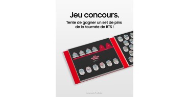 Samsung: 1 Pin's de la tournée de BTS à gagner