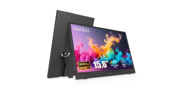 Amazon: Ecran Portable 15,6” Geesuu - FHD, 1080p, IPS, 60Hz, USB C & HDMI à 59,99€ (au lieu de 77,19€)