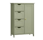 Amazon: Meuble de salle de bain Vasagle - 4 tiroirs, 30x55x82cm à 52,79€ (au lieu de 63,12€)