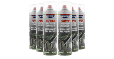 Amazon: Lot de 6 Flacons de 500ml de Nettoyant Frein Presto Power à 11,82€ (au lieu de 18,04€)
