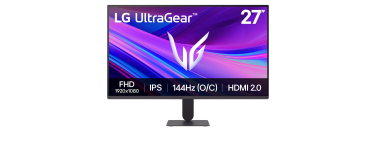 Amazon: Écran PC 27" LG Ultragear 27G411A-B.AEU - IPS FHD 144Hz à 88,26€ (au lieu de 100,72€)