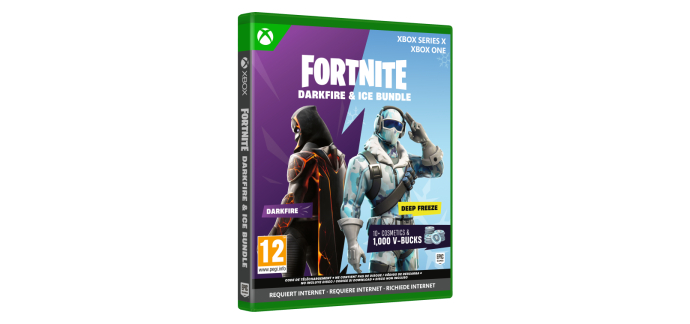 Amazon: Fortnite Darkfire Ice Bundle (Xbox Series) à 14,99€ (au lieu de 29,99€)