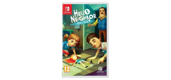 JoyBuy: Hello Neighbor Hide & Seek - Nintendo Switch - Version française à 12,99€ (au lieu de 24,99€)