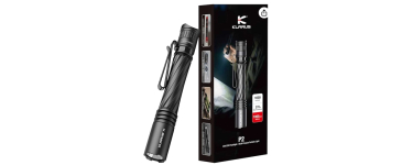Amazon: Lampe de poche Klarus P2 - 1 000 lumens, portée 270 m, USB-C rechargeable à 23,95€