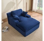 JoyBuy: Chaise longue 160 cm - Canapé nuage sans armatures, coussins mobiles à 163,79€ (au lieu de 299,99€)