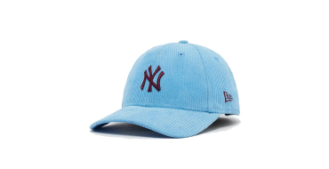 SNIPES: Casquette New York Yankees 9Forty velours bleu clair à 15€ (au lieu de 30,99€)