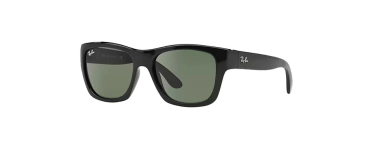 Ray-Ban: Lunettes RB4194 - Poli noir, verres Vert G-15 à 68,5€ (au lieu de 137€)