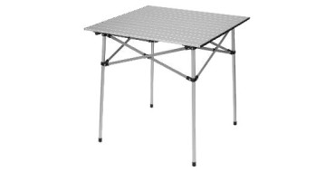 LIDL: CRIVIT Table de camping en aluminium - 70x70 cm, 3,1 kg à 17,6€ (au lieu de 43,99€)