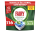 Amazon: Lot de 116 Tablettes Lave Vaisselle Tout-en-1 Fairy Original - sans parfum à 14,96€