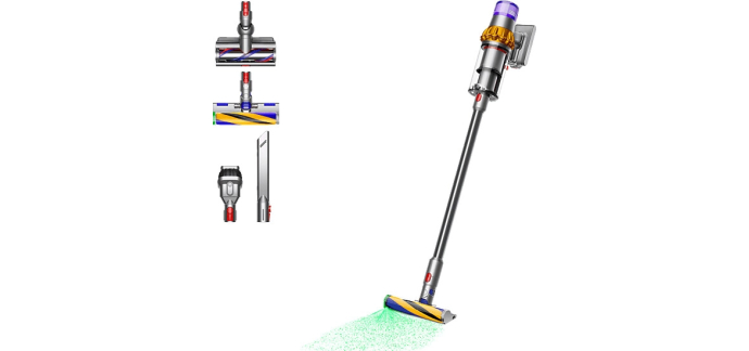 Dyson: Aspirateur sans fil V15 Detect Absolute - 240 AW, 60 min à 499€ (au lieu de 599€)