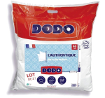 Cdiscount: Lot de 2 Oreillers Médium Dodo l'authentique - 60 x 60 cm à 14,99€ (au lieu de 29,99€)