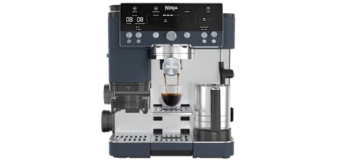 SharkNinja: Machine à espresso Ninja Luxe Café Premier avec broyeur intégré ES601EUCY à 367,07€