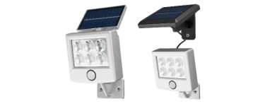 LIDL: Projecteur solaire à LED LIVARNO - 150 lm, détecteur de mouvement à 6,99€ (au lieu de 9,99€)