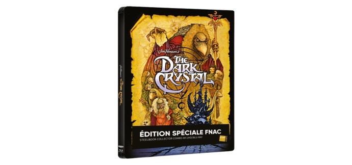 Cultura: The Dark Crystal 4K Steelbook Collector (4K UHD/Blu-ray) à 39,99€ (au lieu de 44,99€)
