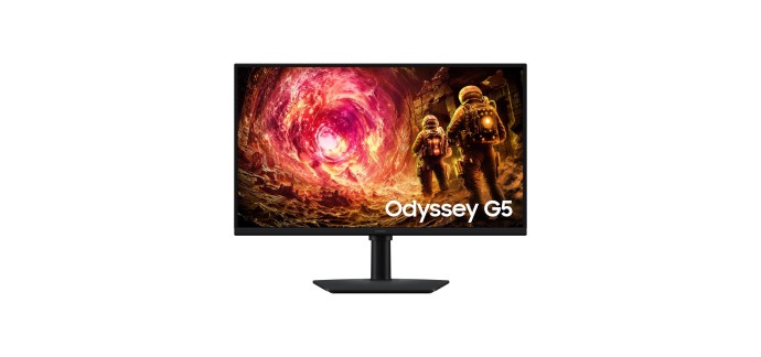 Amazon: Écran PC 27" Samsung Odyssey G5 G50F - QHD, 180Hz à 149€ (au lieu de 172,60€)