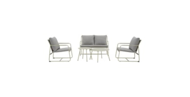 Conforama: Salon de jardin 5 pièces ITHACA à 153,88€ (au lieu de 379,99€)