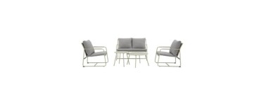 Conforama: Salon de jardin 5 pièces ITHACA à 153,88€ (au lieu de 379,99€)