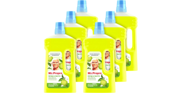 Amazon: Lot de 6 Bidons d'1L de Nettoyant Sol Mr. Propre - Parfum Bergamote à 11,72€ (au lieu de 16,82€)