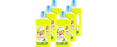Amazon: Lot de 6 Bidons d'1L de Nettoyant Sol Mr. Propre - Parfum Bergamote à 11,72€ (au lieu de 16,82€)