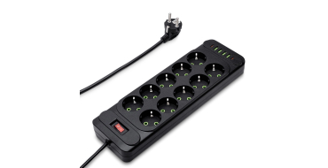 Amazon: Multiprise 10 Prises Lionboss - avec USB C, Protection contre les Surtensions à 25,66€