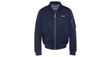 La Redoute: Bomber Cabart LT Schott - Bleu marine, coton, du S au 3XL à 71,25€ (au lieu de 150€)