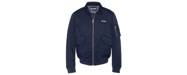 La Redoute: Bomber Cabart LT Schott - Bleu marine, coton, du S au 3XL à 71,25€ (au lieu de 150€)