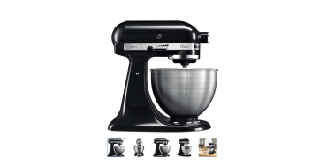 Carrefour: Robot pâtissier Kitchenaid Classic 5K45SSEOB - 4,3 L, 275 W à 299,99€ (au lieu de 399€)