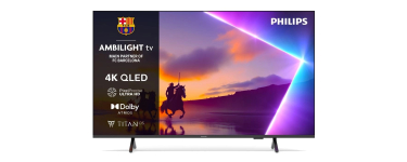Fnac: TV 65" Philips Ambilight 65PUS8550/12 2026 - QLED, 164 cm à 549,99€ (au lieu de 799,99€)