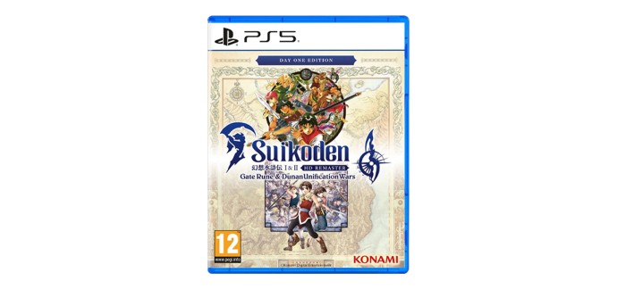 Amazon: Suikoden 1 et 2 HD Remaster (PS5) à 32,99€ (au lieu de 49,99€)