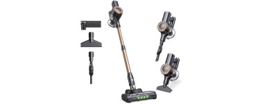 JoyBuy: Aspirateur sans fil Lubluelu P2 - 30 kPa, brosse anti-emmêlement, éclairage vert à 58,99€