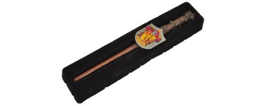 Amazon: Baguette Harry Potter - Blason Gryffondor, coffret cadeau, 30 cm à 6,59€ (au lieu de 9,59€)