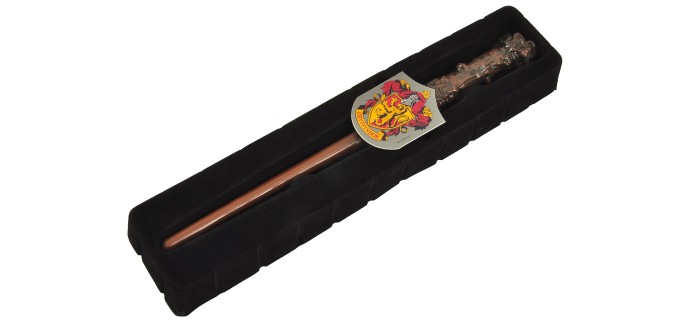 Amazon: Baguette Harry Potter - Blason Gryffondor, coffret cadeau, 30 cm à 6,59€ (au lieu de 9,59€)