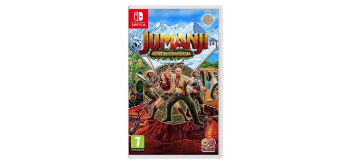 JoyBuy: Jumanji Aventures Sauvages Nintendo Switch - Version française à 7,99€ (au lieu de 14,99€)