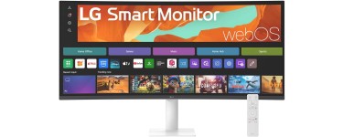 LG: Ecran PC 34" LG 34U601SA-W - WQHD incurvé à 199,99€ (au lieu de 349,99€)