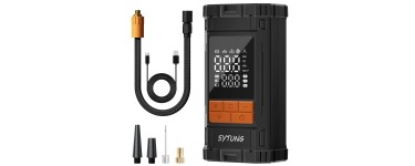 Amazon: Compresseur à Air Portatif Sytung - 150PSI, affichage numérique à 14,99€ (au lieu de 29,99€)
