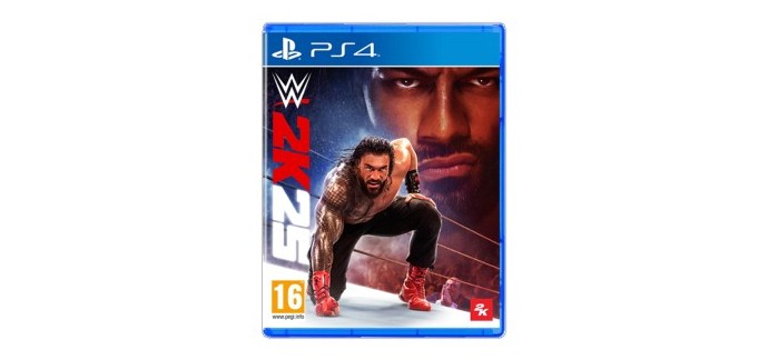 Amazon: WWE 2K25 (PS4) à 18,76€ (au lieu de 24,99€)