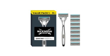 Amazon: Rasoir Wilkinson Sword Quattro Titanium Sensitive + 8 recharges à 12,53€ (au lieu de 19,95€)