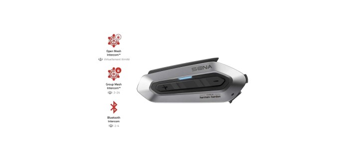 Motoblouz: Intercom Shoei Sena SRL-EXT - Son Harman Kardon à 98,9€ (au lieu de 229€)