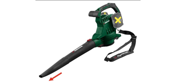 LIDL: Aspirateur souffleur/broyeur sans fil Parkside 320 km/h 40 V à 59,99€ (au lieu de 74,99€)